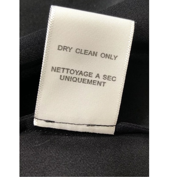 Joie Aruna Split Neck Silk Sleeveless Top Black & White Sheer Tank Top size XS - Picture 11 of 14